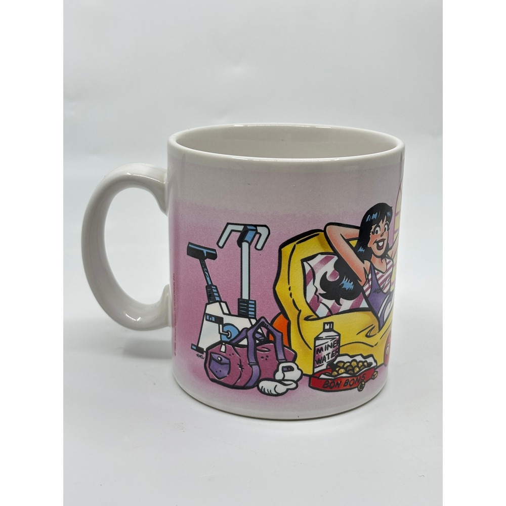 Vintage 1988 Archie Comics Veronica Lodge Coffee Mug Hamilton Gifts P3905 Pink